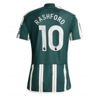 Muški Nogometni Dres Manchester United Marcus Rashford #10 Gostujuci 2023-24 Kratak Rukav